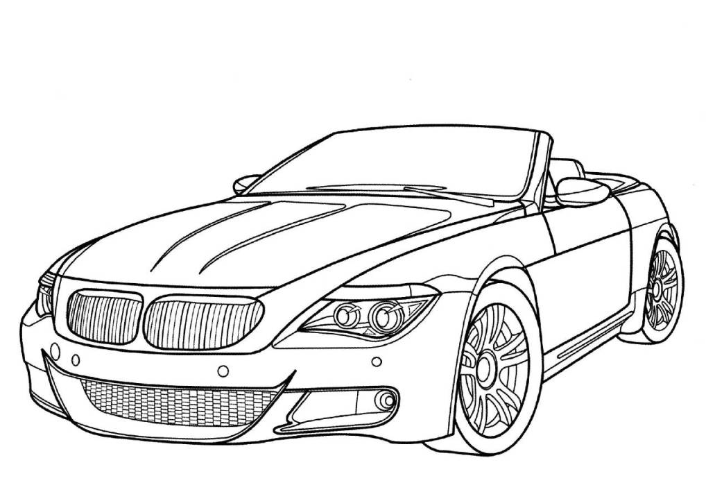 drawings of cool cars