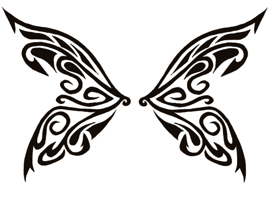 Clipart library: More Like Tribal Butterfly Wings by tribal-tattoos
