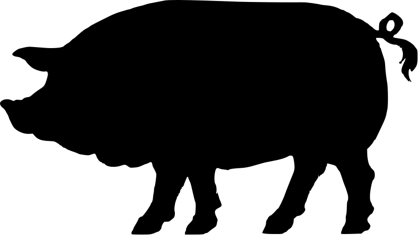 Free Pig Silhouette Images Download Free Clip Art Free Clip Art On Clipart Library