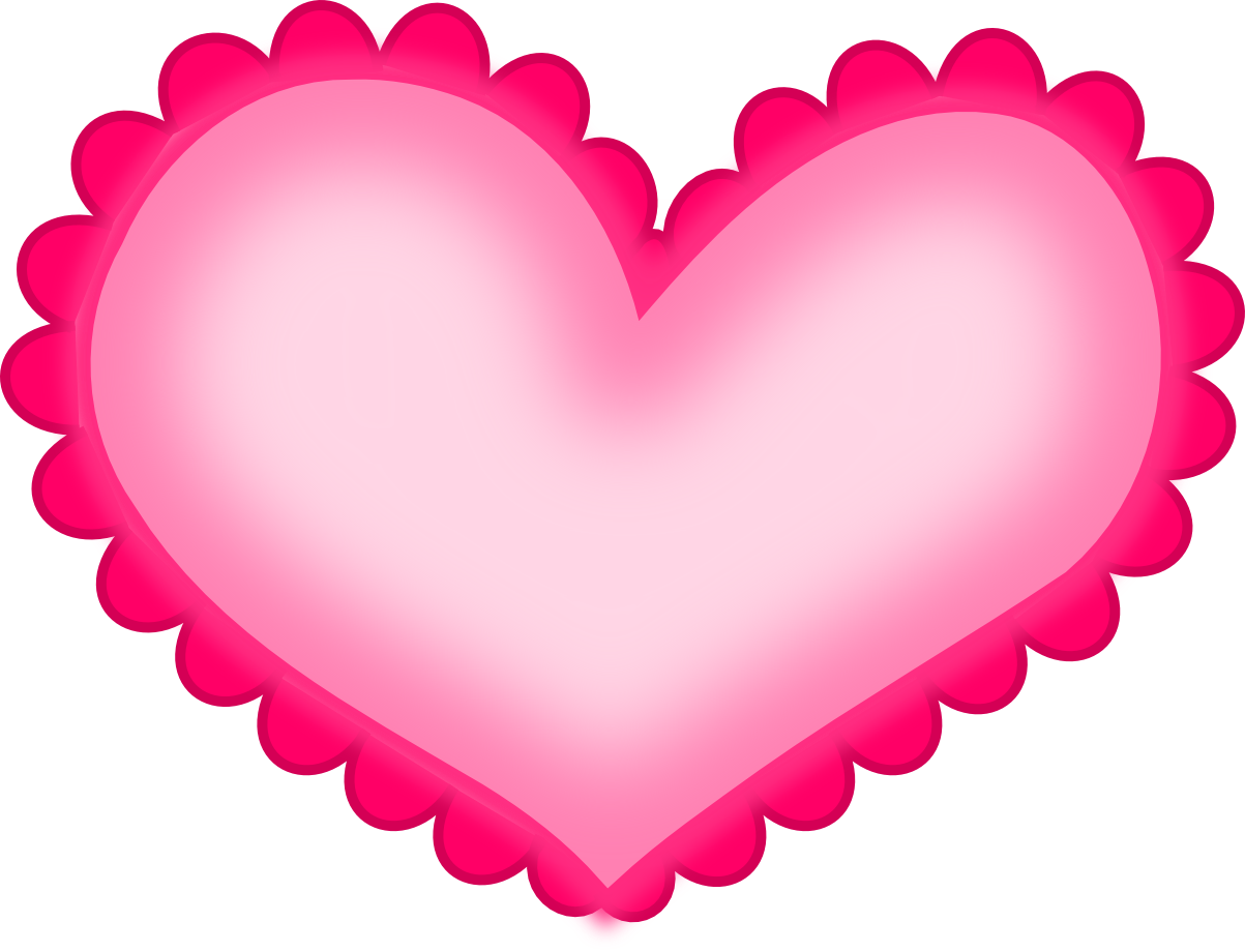 Love Heart Pink - Clipart library