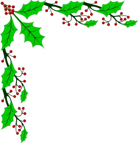Clip Art Holiday Borders - Clipart library