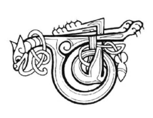 Letter g Celtic Colouring Pages (page 3)