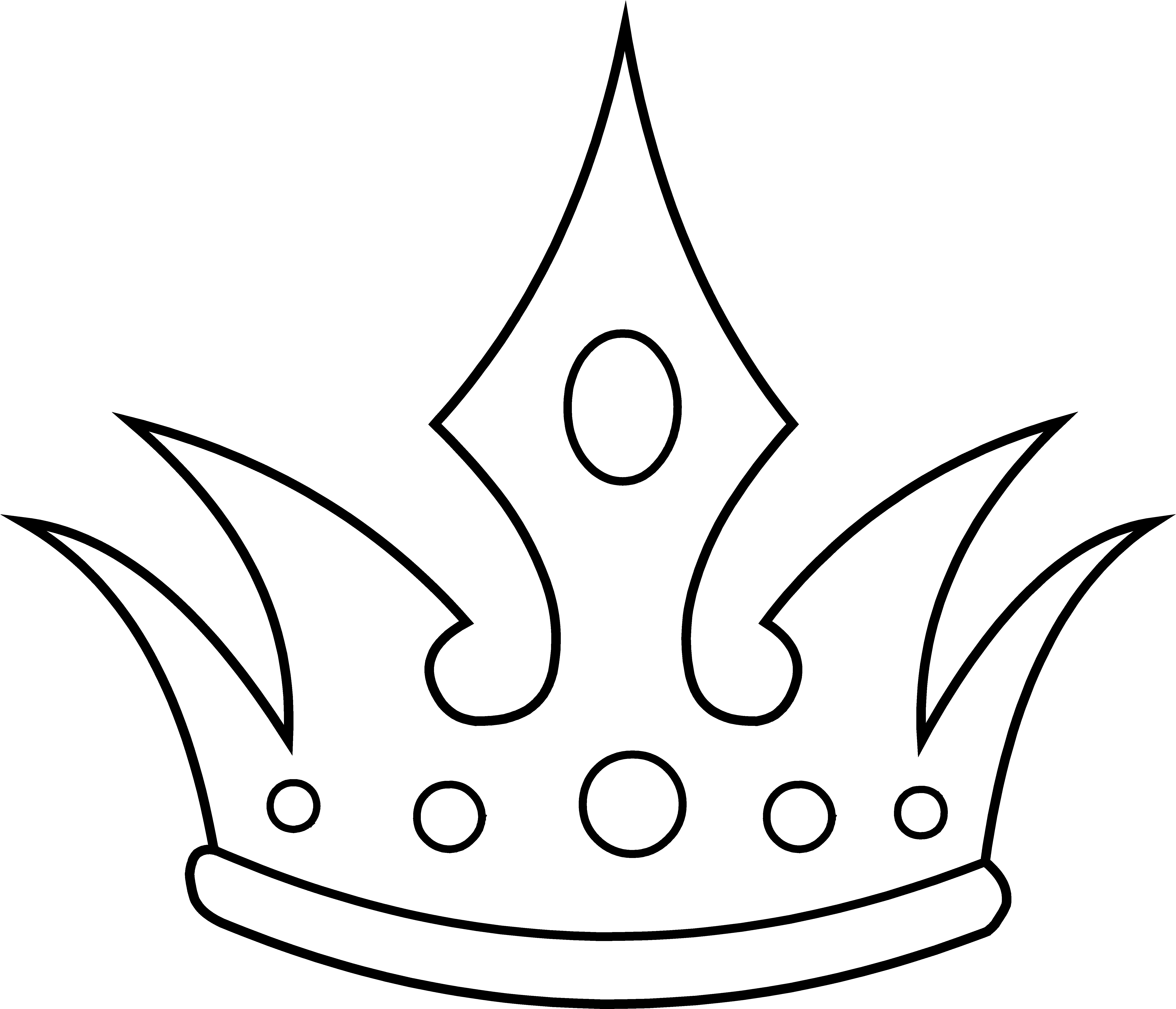 free clip art black crown - photo #42