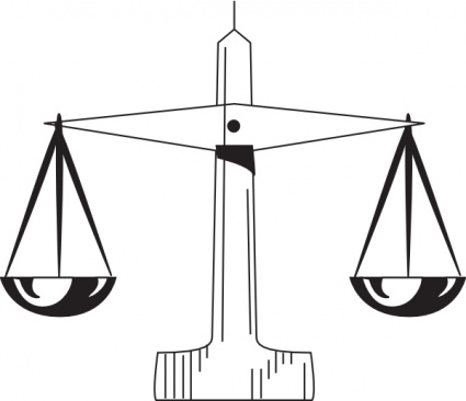 Scale Of Justice clip art - Download free Other vectors