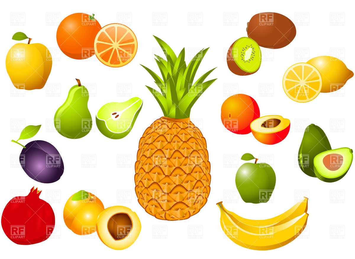 Fruits, Food and Beverages, download Royalty-free vector clip art