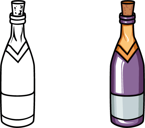 Download Wine Clip Art ~ Free Clipart of Wine Glasses  Bottles 