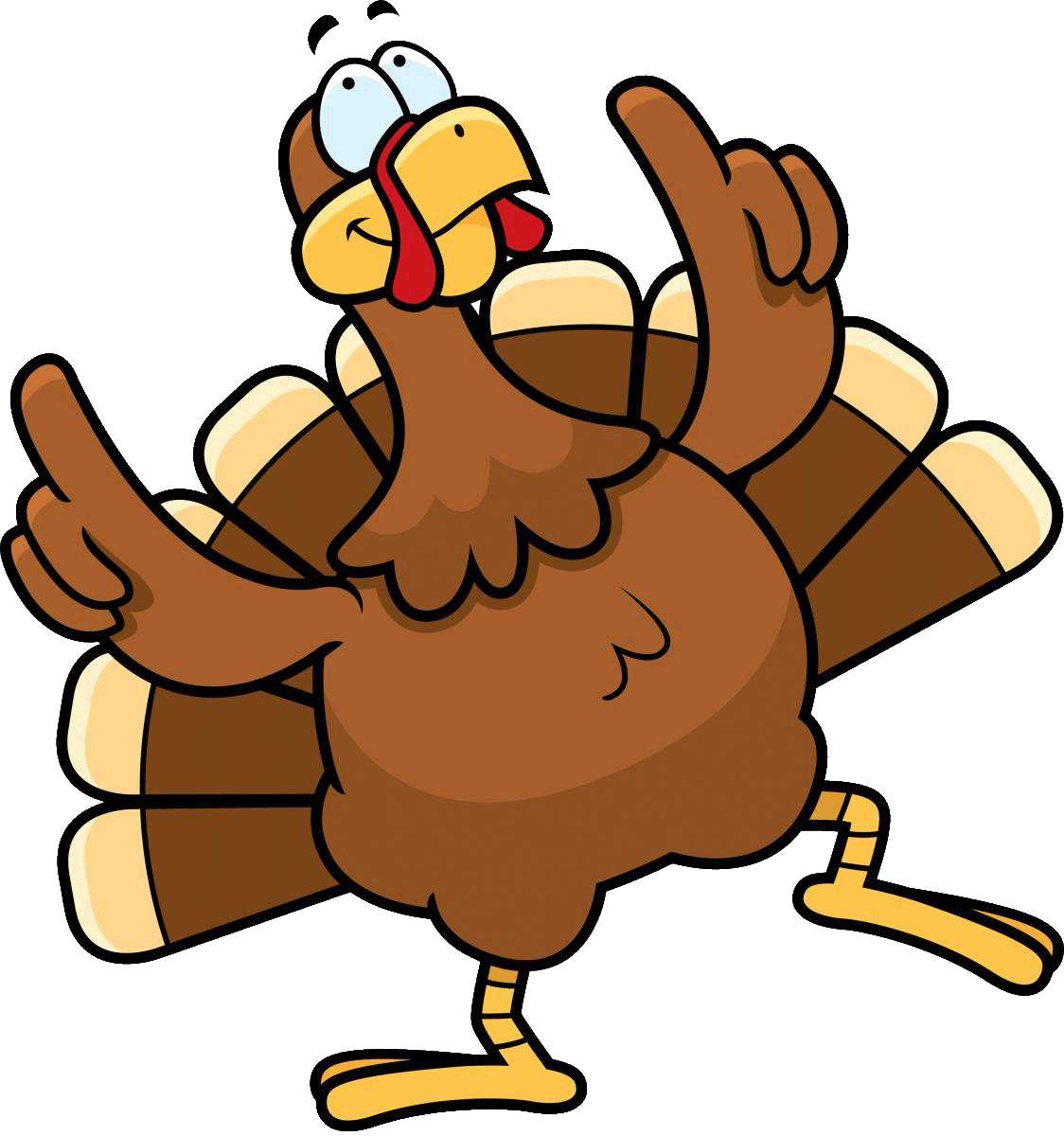 Pictures Of Animated Turkeys - Clipart library