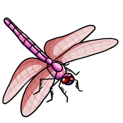 50 FREE Dragonfly Clip Art 21