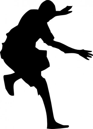 Dancing silhouette clip art Free vector for free download (about 