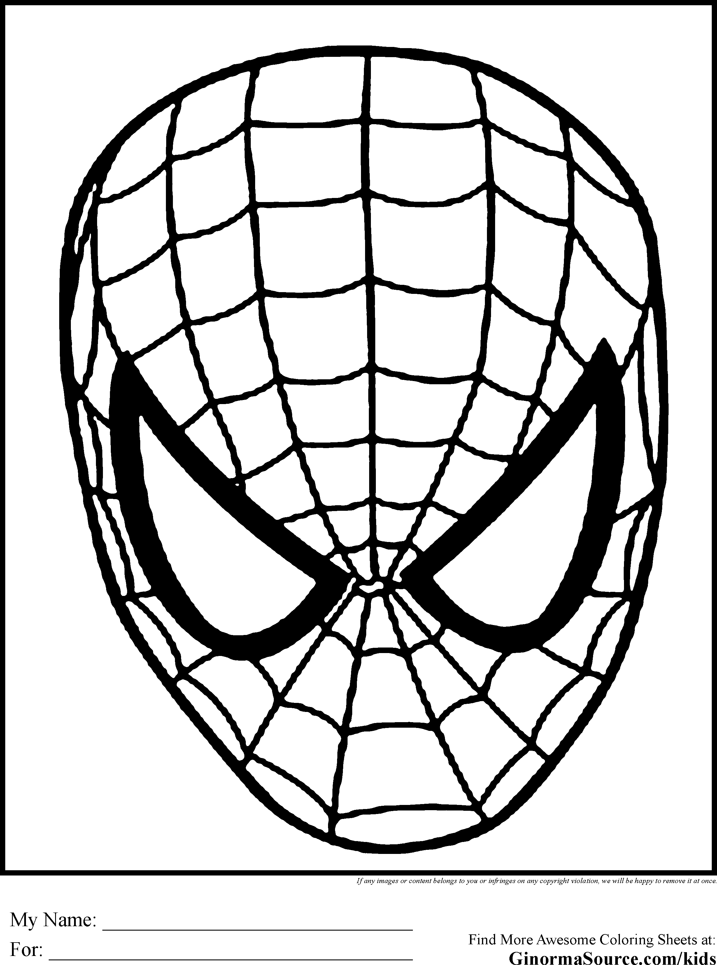 Free Spiderman Face Clipart, Download Free Spiderman Face Clipart png