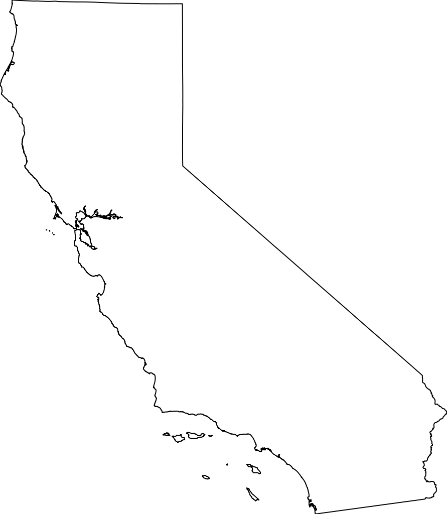 File:Map of California outline.svg - Wikimedia Commons
