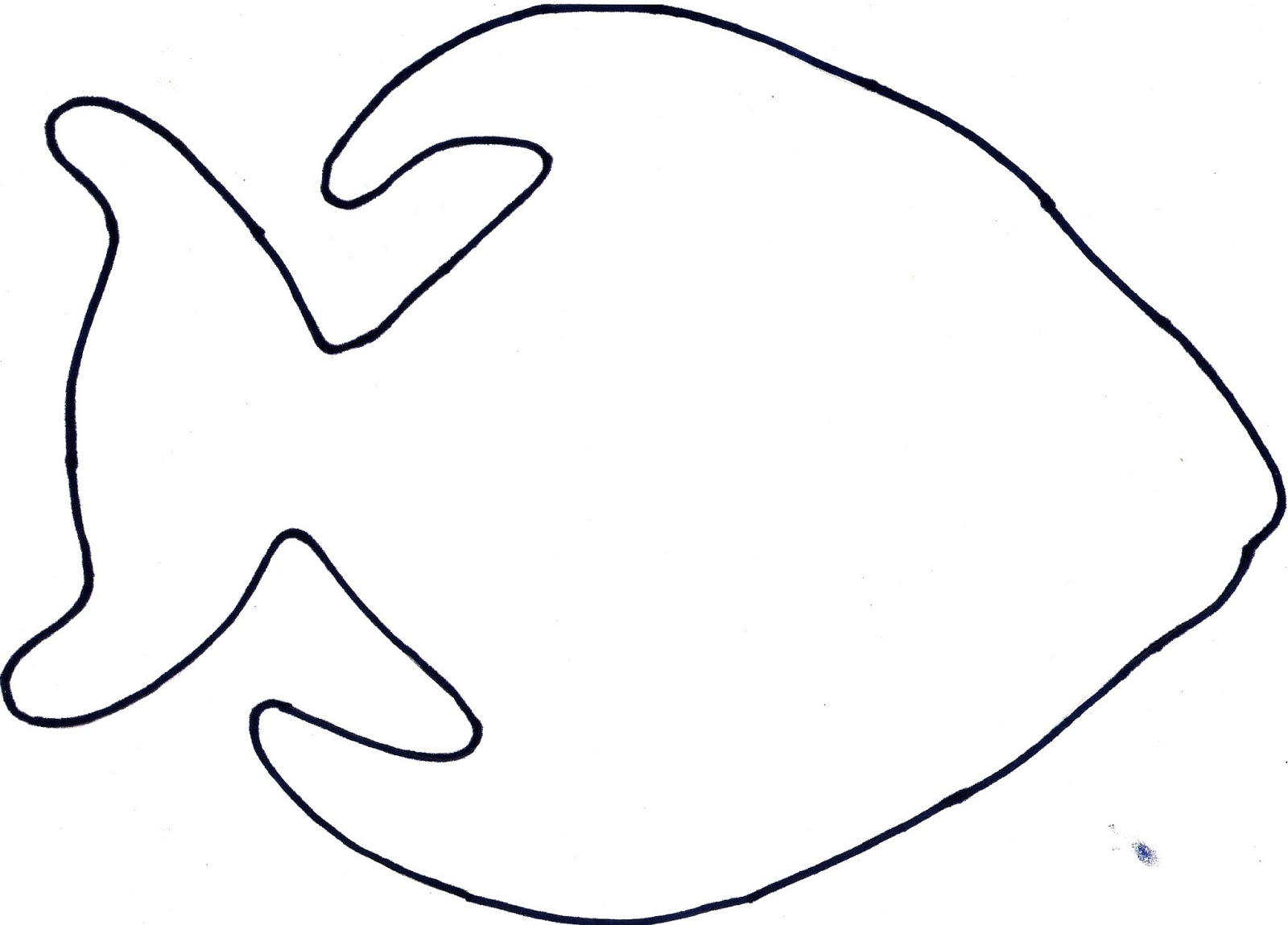 Free Rainbow Fish Outline, Download Free Rainbow Fish Outline png