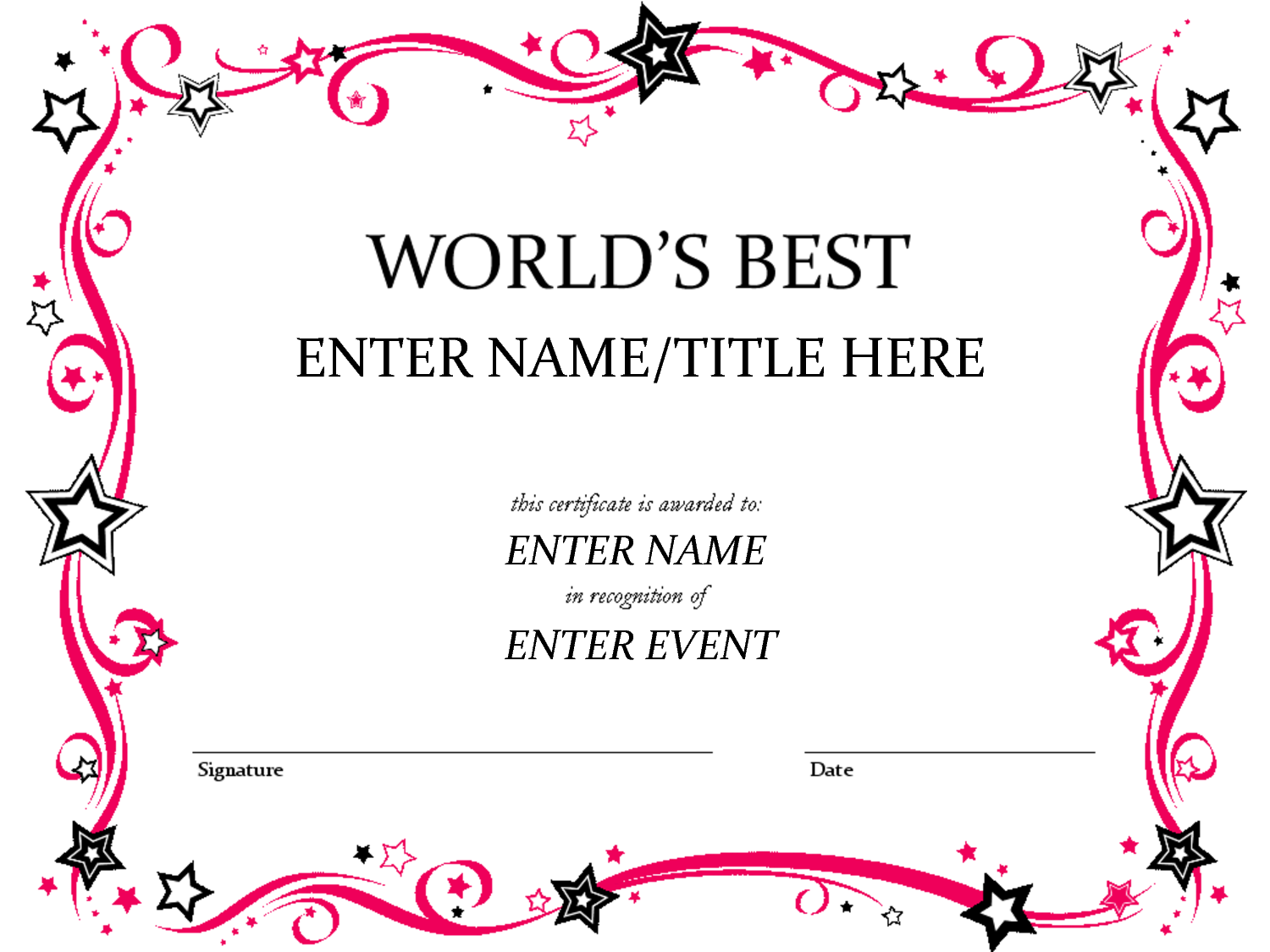 Free reiki certificate templates for word