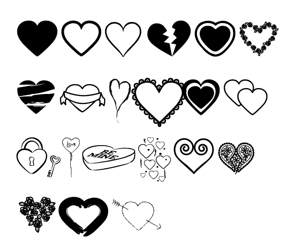 heart clipart vector free download - photo #22