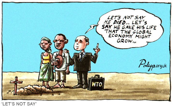 polyp cartoon WTO economic  