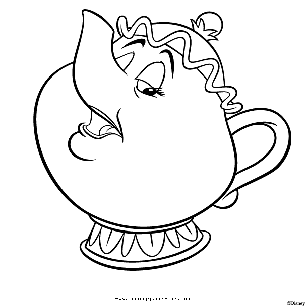 Teapot coloring page | Party On! | Clipart library