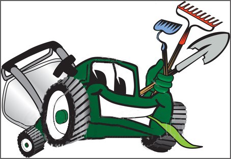 free cartoon lawn mower - Clip Art Library