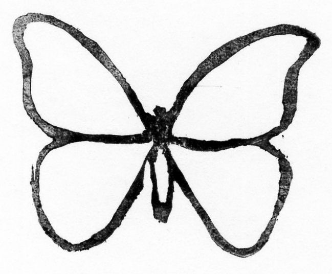 Butterfly Outline Template | Free coloring pages