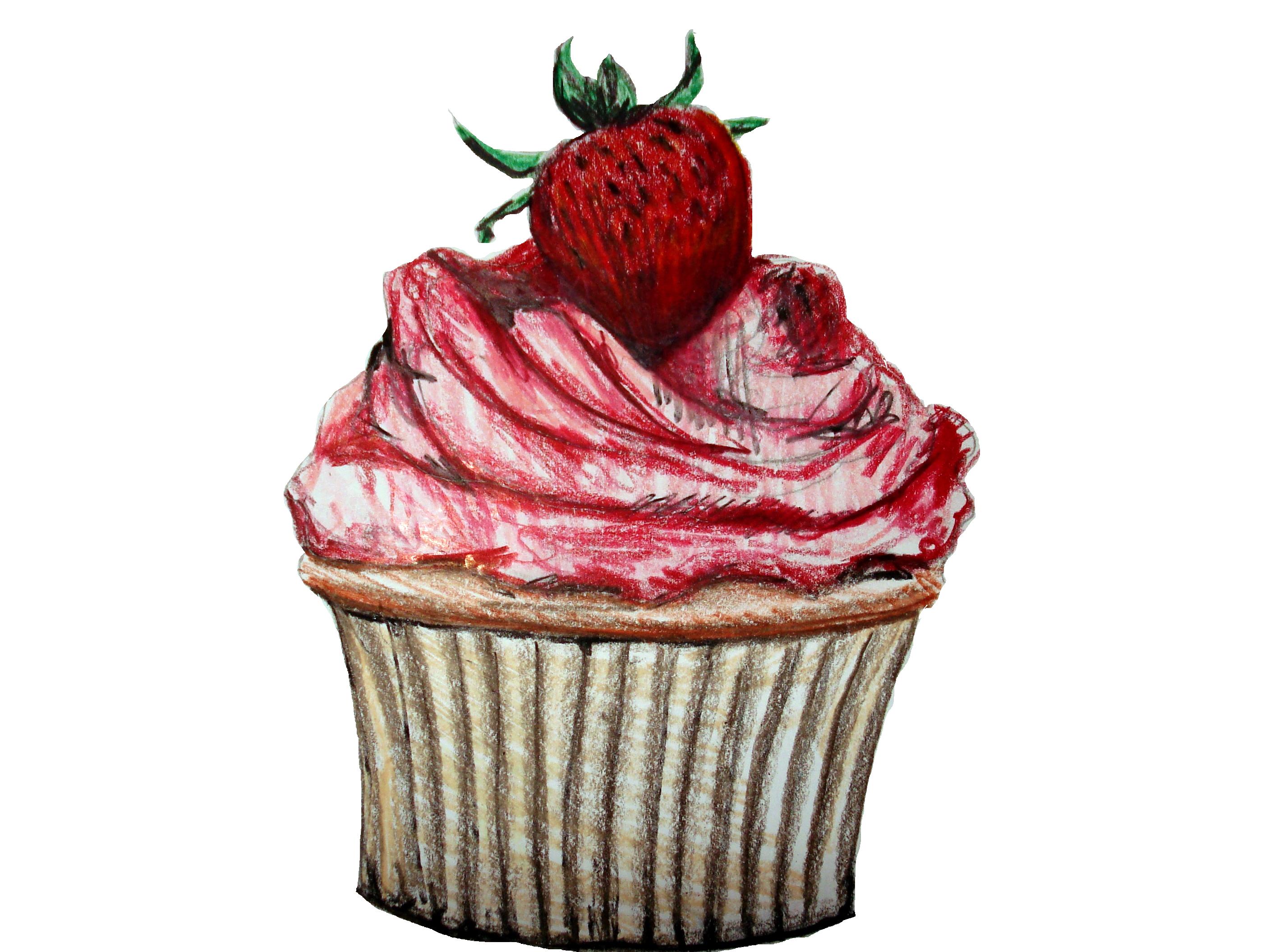 Free Cupcake Draw, Download Free Cupcake Draw png images, Free ClipArts