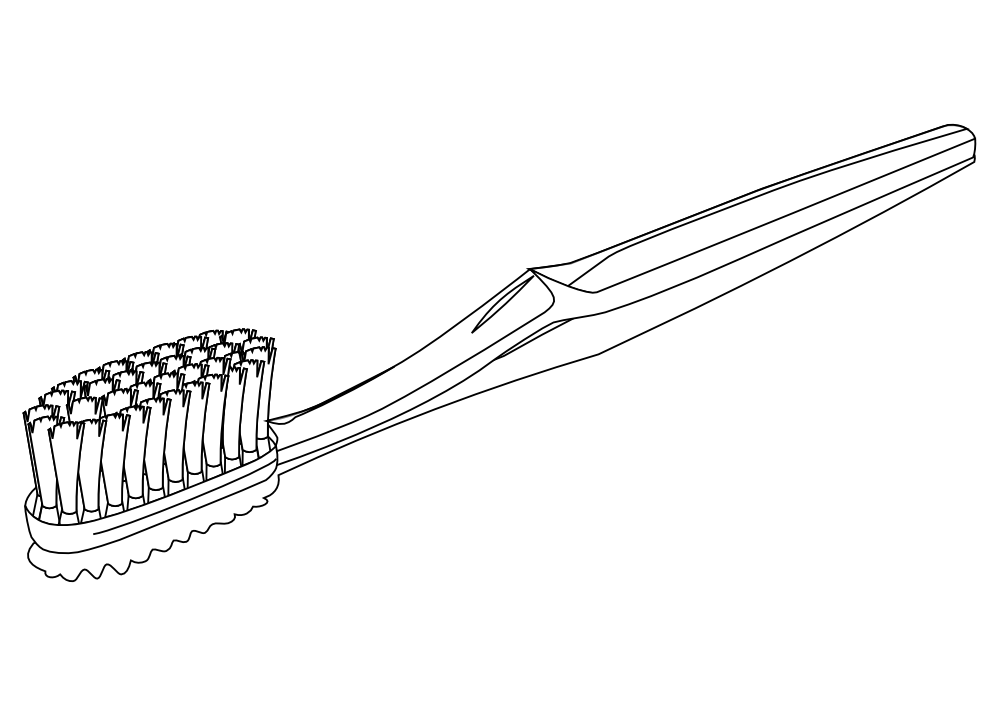clipartist.net ? Clip Art ? food toothbrush toothbrush SVG