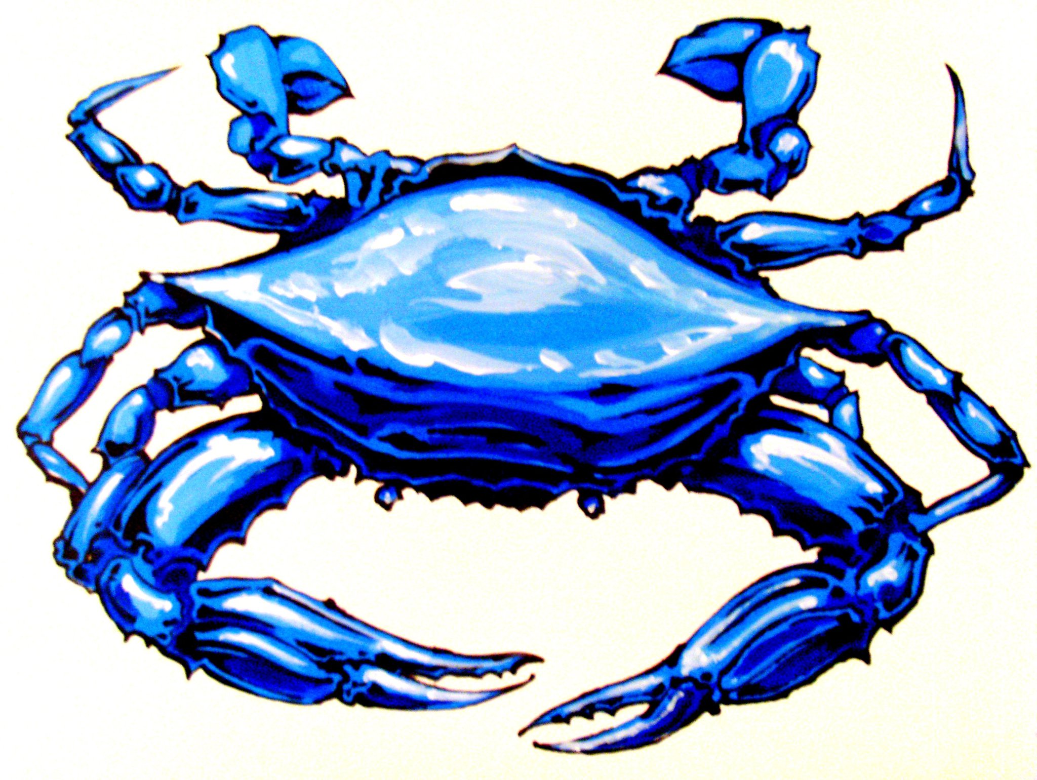 Blue Crab Painting | Clipart library - Free Clipart Images
