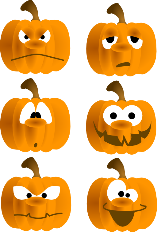 Pumpkin Faces Clip Art - Clipart library