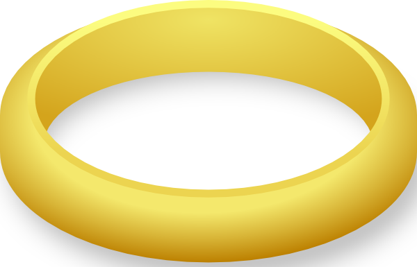 Jewelery Wedding Ring clip art - vector clip art online, royalty 