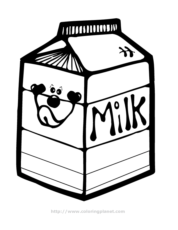 carton of milk printable coloring in pages for kids - number 1511 