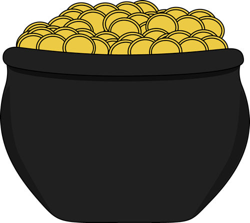 Pot of Gold Clip Art - Pot of Gold Image