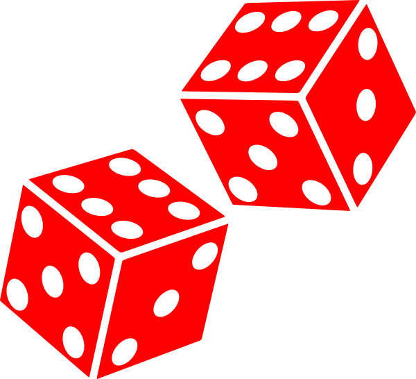 Six Sided Dice clip art - vector clip art online, royalty free 