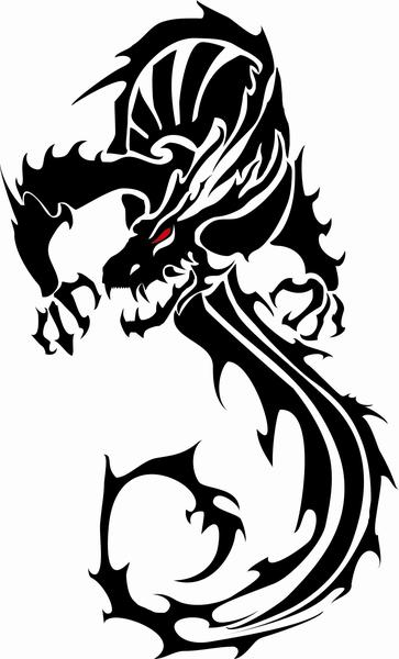 Dragon Vector Art - Clipart library
