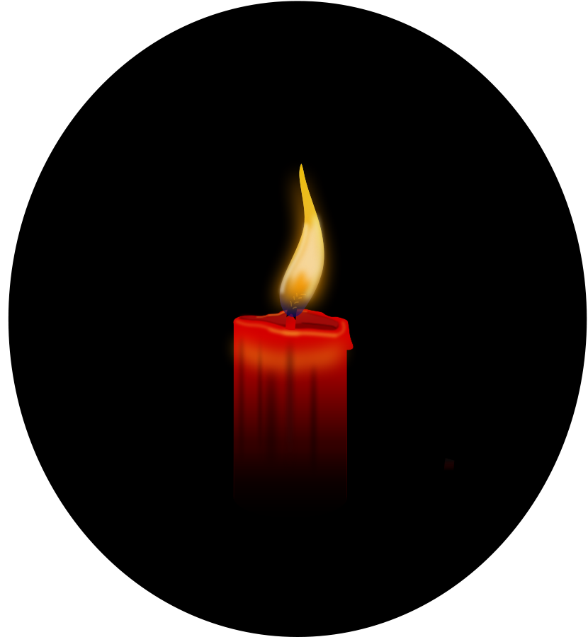 Burning Candle Clipart, vector clip art online, royalty free 