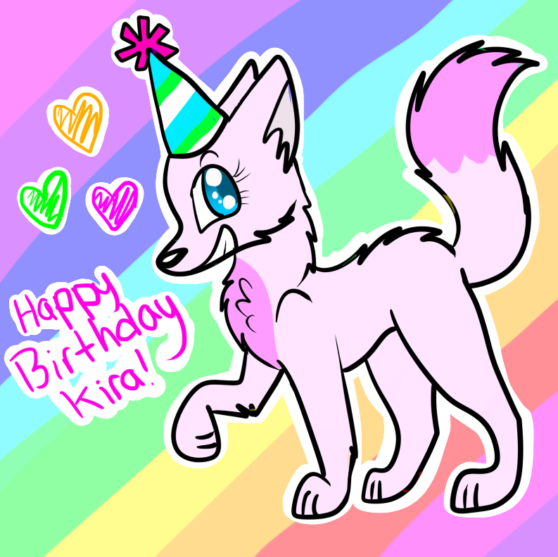 Happy Birthday Kira!! :D by RoseyWingedCat on Clipart library