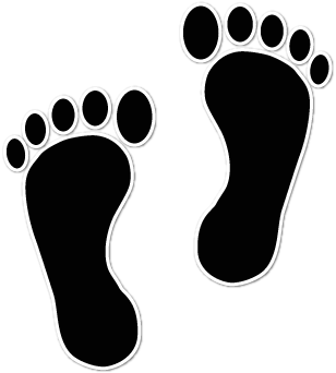 Clipart Baby Footprints - Clipart library