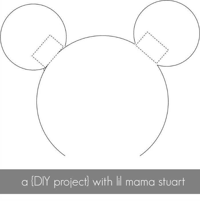 Printable Diy Mickey Mouse Ears Template