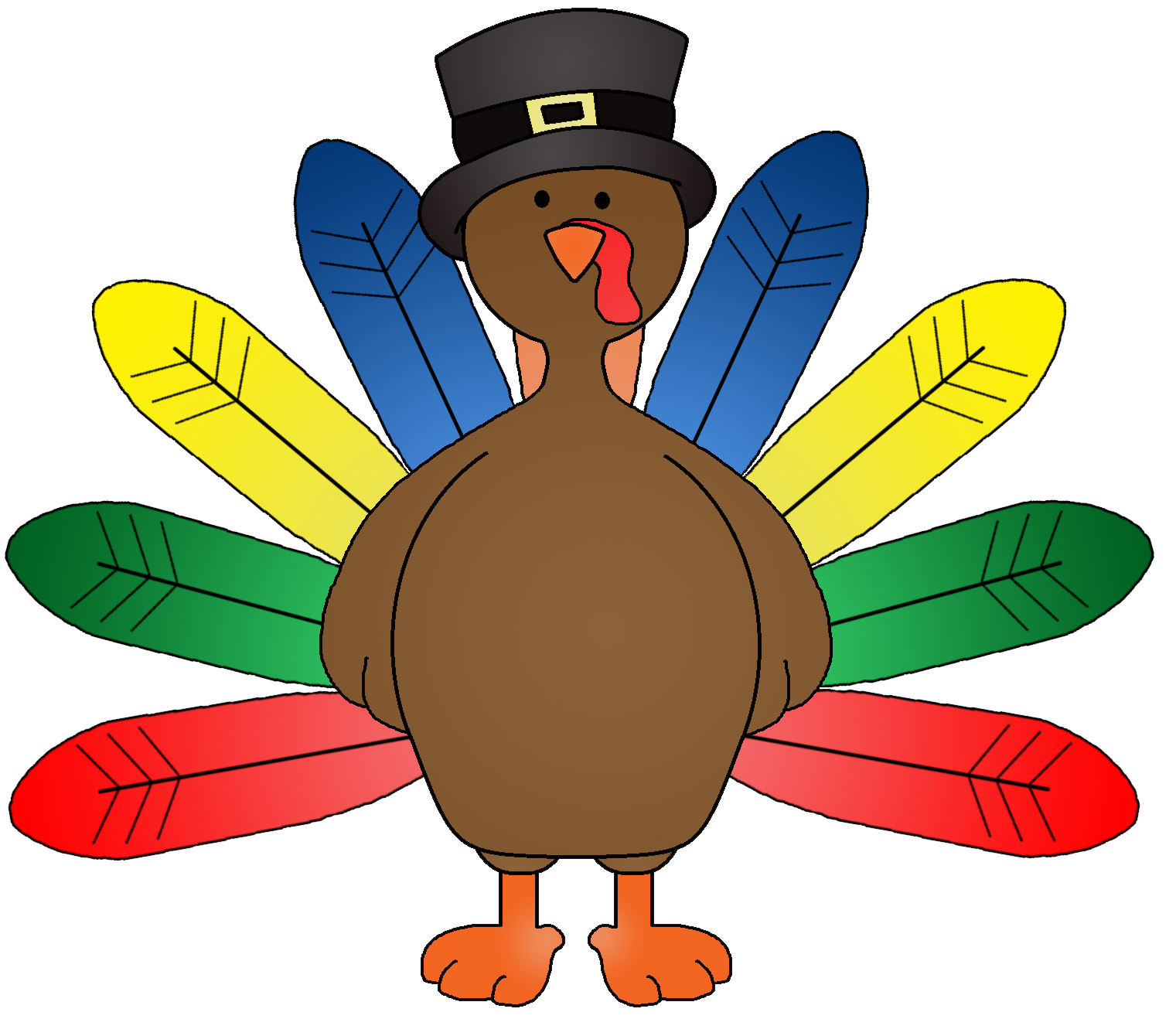 Images For  Cute Turkey Clip Art