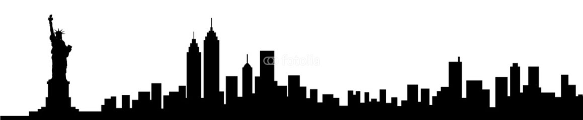 New York Skyline Drawing Outline - Gallery