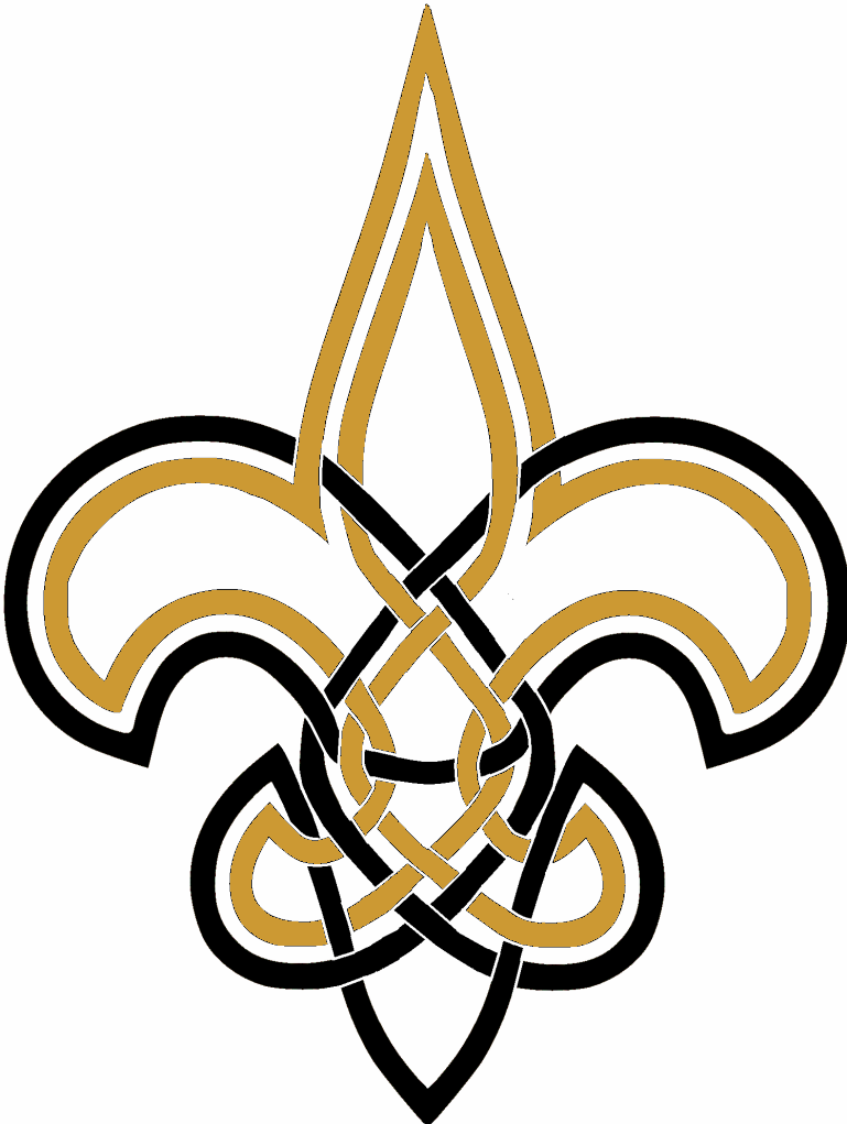 Celtiv Knot Fleur de Lis - New Orleans Saints - Saints Report 