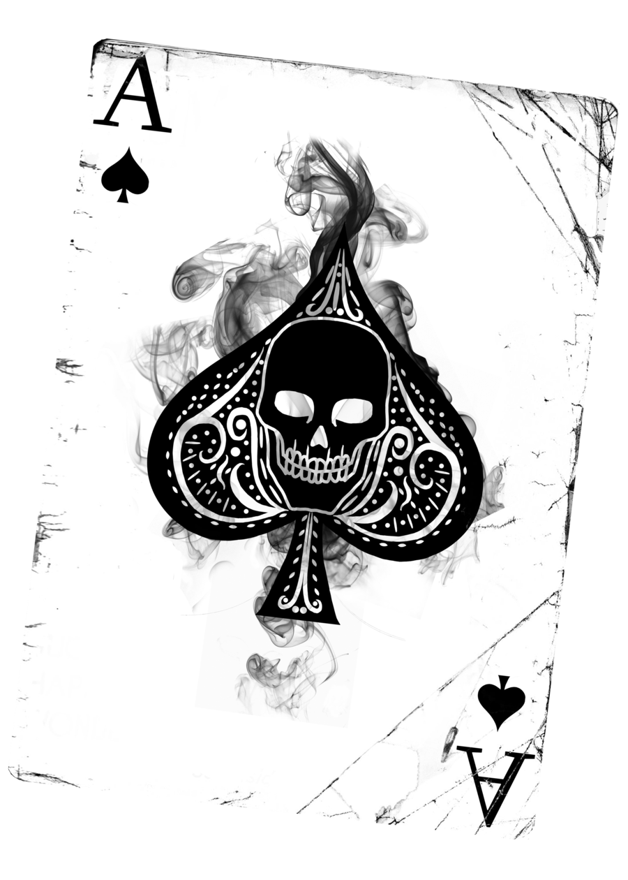 ace of spades tattoo design.