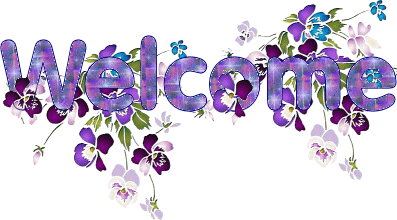 Welcome Purple Flowers Image #Allquotes #Welcome! #welcome #Quotes 