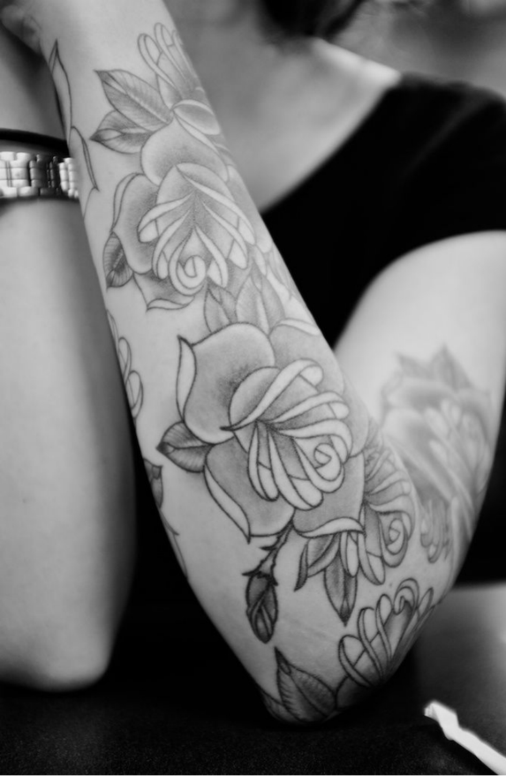 Rose Tattoos On Back For Men Clip Art Library