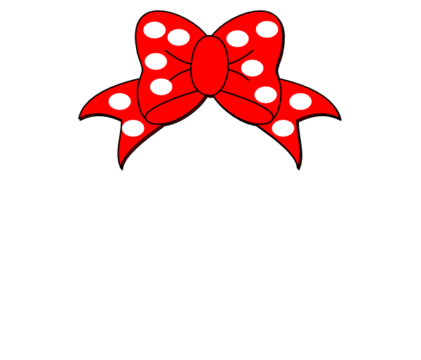 Minnie Mouse Bow Outline Black | Clipart library - Free Clipart Images