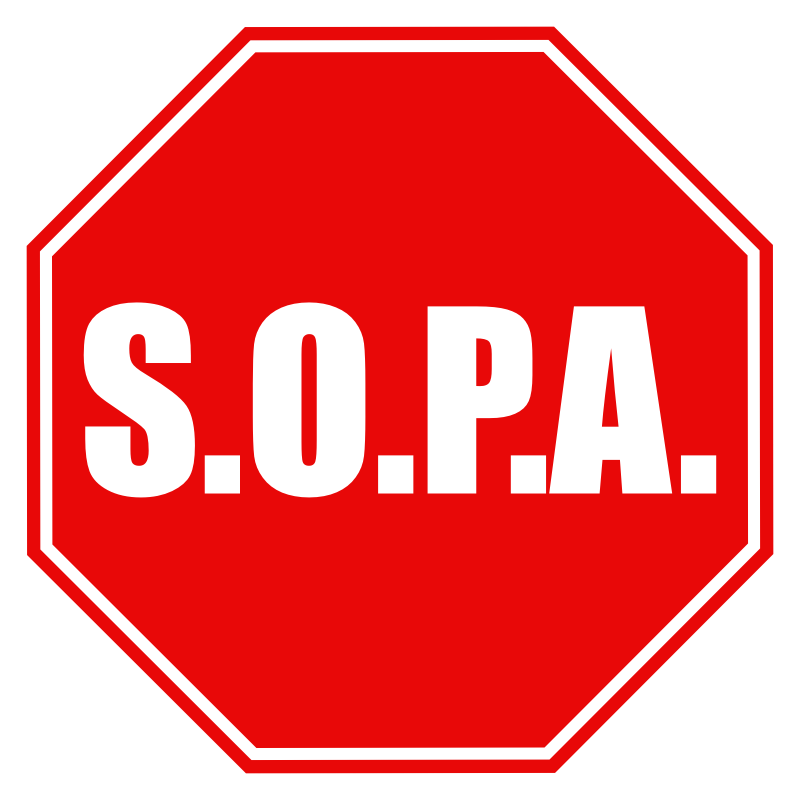 Clipart - Stop SOPA