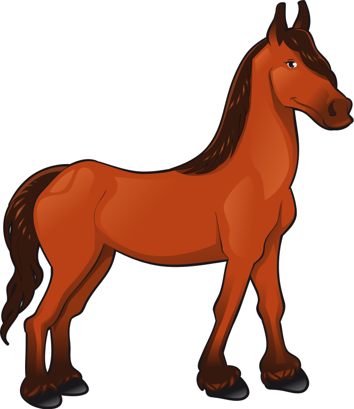 Horse Clipart Black And White