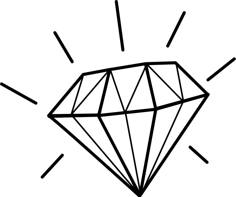 Diamant diamond medium 600pixel clipart, vector clip art 