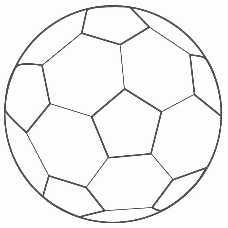 Printable Picture Of A Soccer Ball