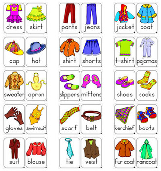 30-Colored-Clothes-Flashcards-for-Young-Learners-in-PDF-format 