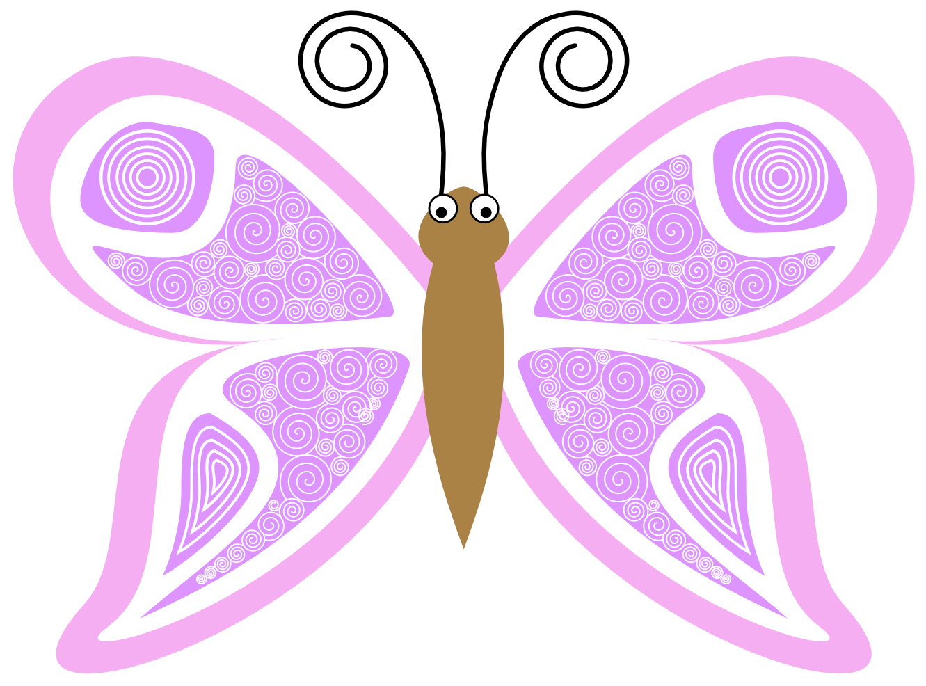 Cartoon Butterfly Pictures - Clipart library