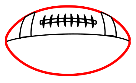 Free Football Outline, Download Free Football Outline png images, Free