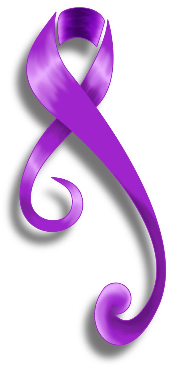 Purple Ribbon Tattoos on Clipart library | Epilepsy Tattoo, Pancreatic 